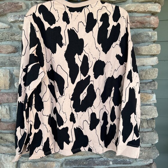 Adidas ZOE SALDANA COLLECTION U-4-U CREW SWEATSHIRT PRINT TOP  XL NWT - Picture 2 of 2